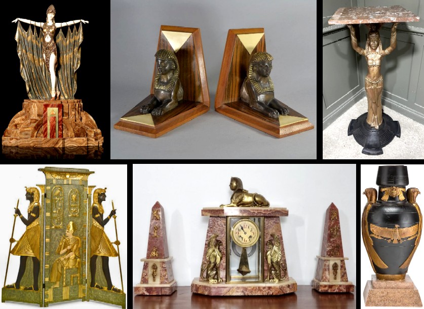 Egyptian Revival Art Deco Items
